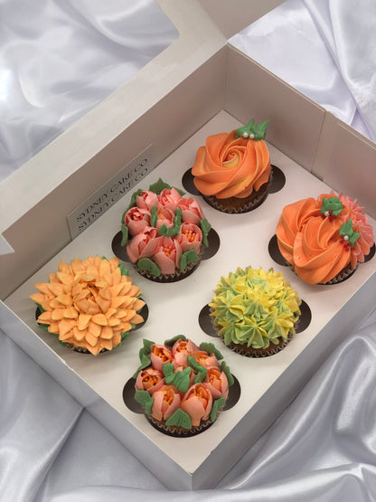 Floral cupcake