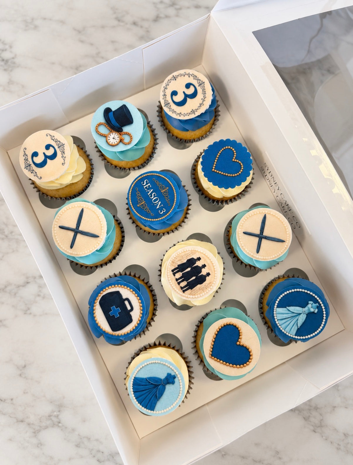 Corporate Logo Cupcakes