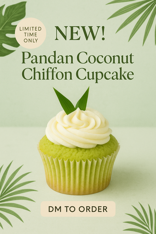 Pandan Coconut Chiffon Cake