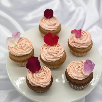 Edible Flower Cupcake