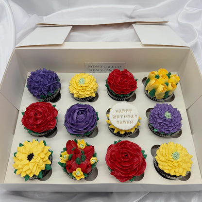 Buttercream Floral cupcake