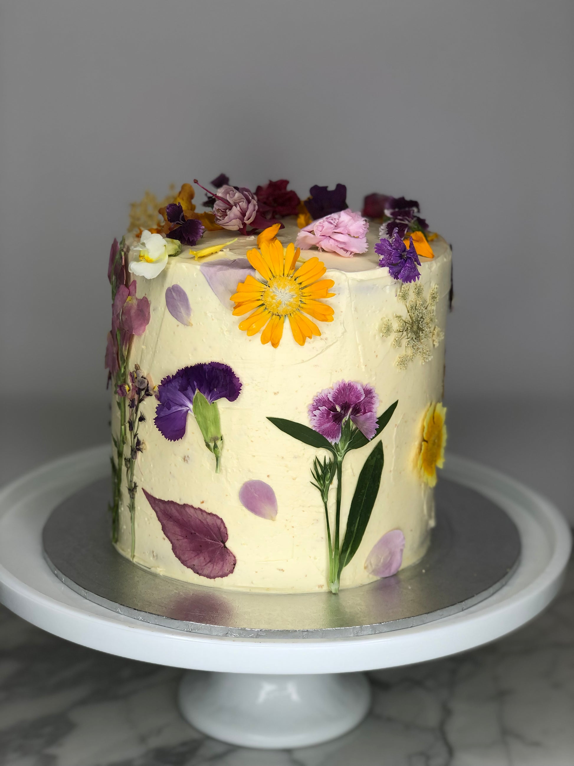 Edible Flower Cake – Sydney Cake Co