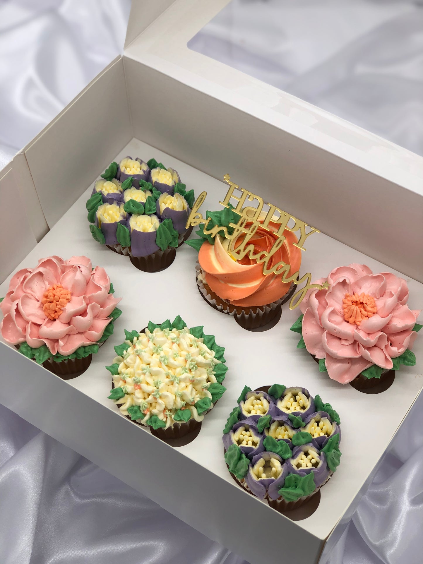 Floral cupcake